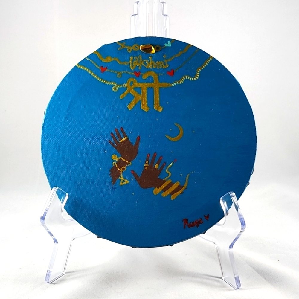 ode to lakshmi ~ acrylic on canvas